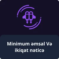 Minimum əmsal Və ikiqat nəticə